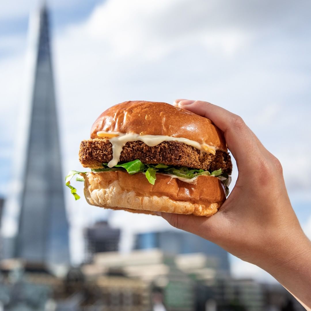 Twisted London vegan burger