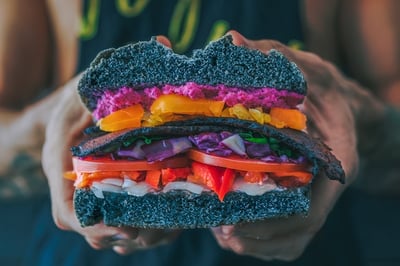 Vegan burger - Veganuary marketing fad